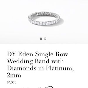 David Yurman Diamond Wedding Band